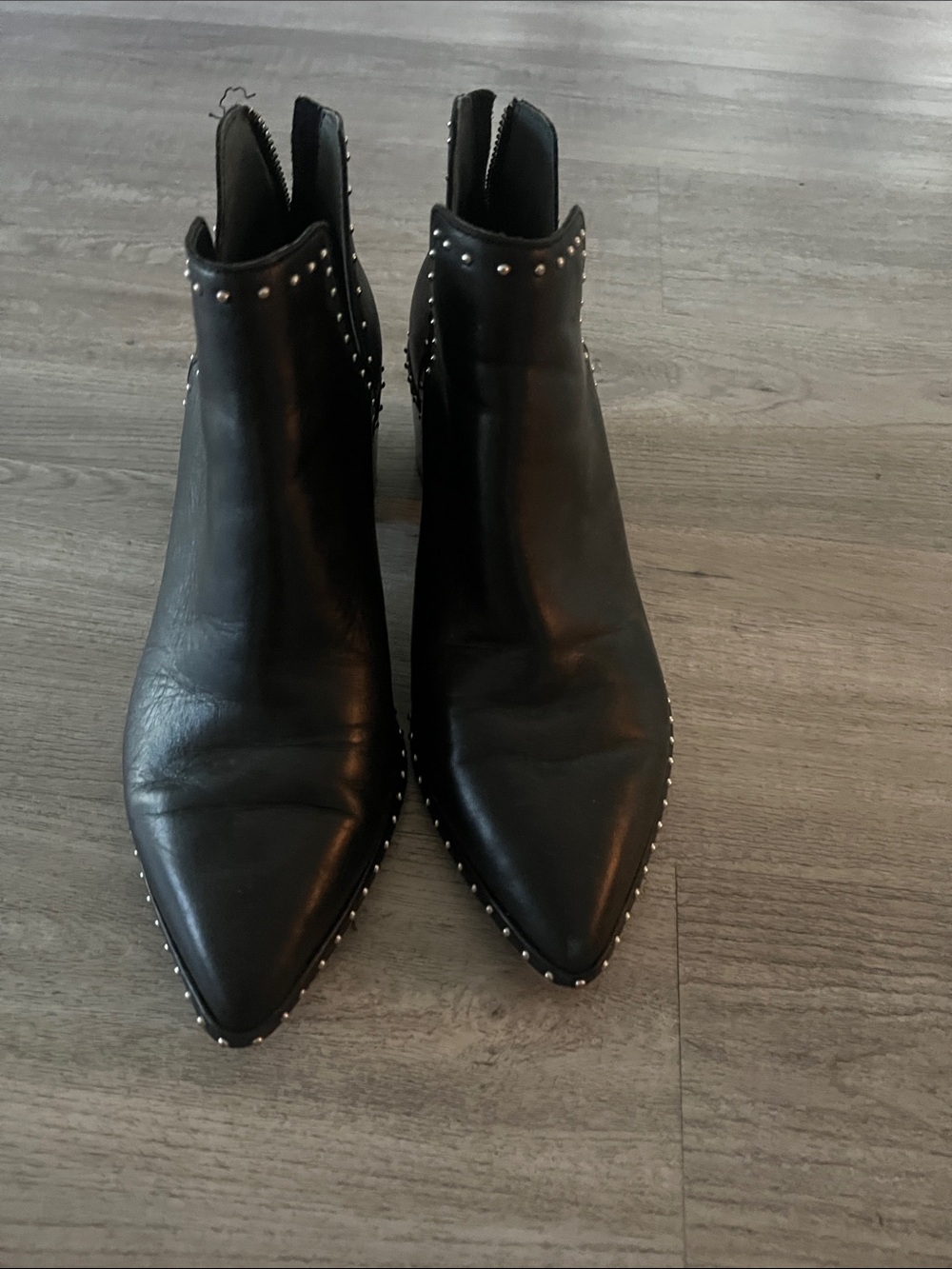 Dolce Vita Studded Pointed Toe Ankle Boots - Women's